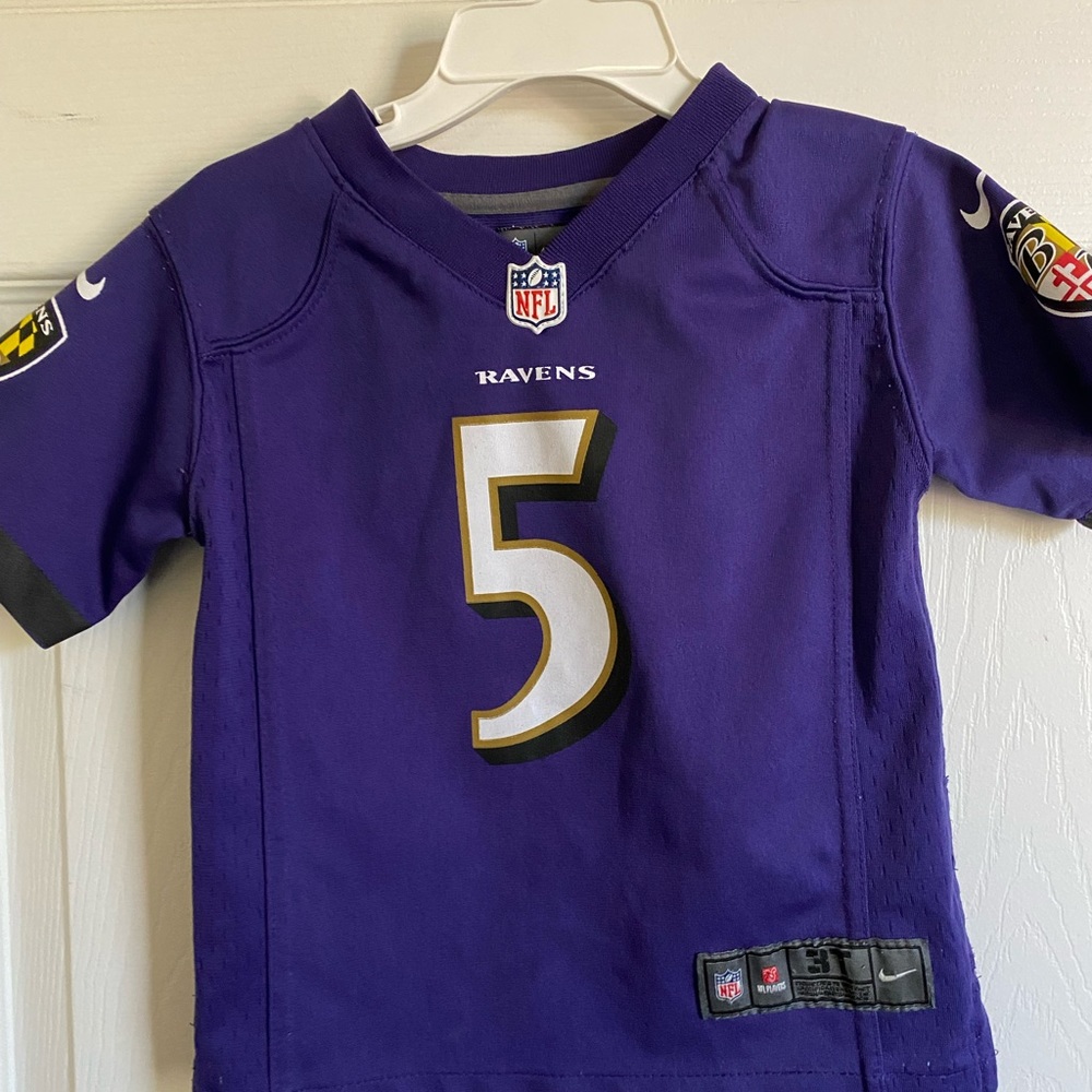 Baltimore Raven Toddler Flacco Jersey 3T